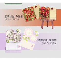 JAKI JK2805 2805 non  HOA NỞ VỀ PHÍA MẶT TRỜI bộ đồ chơi xếp lắp ráp ghép mô hình