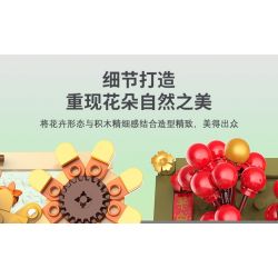 JAKI JK2805 2805 non  HOA NỞ VỀ PHÍA MẶT TRỜI bộ đồ chơi xếp lắp ráp ghép mô hình