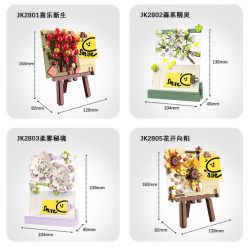 JAKI JK2805 2805 non  HOA NỞ VỀ PHÍA MẶT TRỜI bộ đồ chơi xếp lắp ráp ghép mô hình