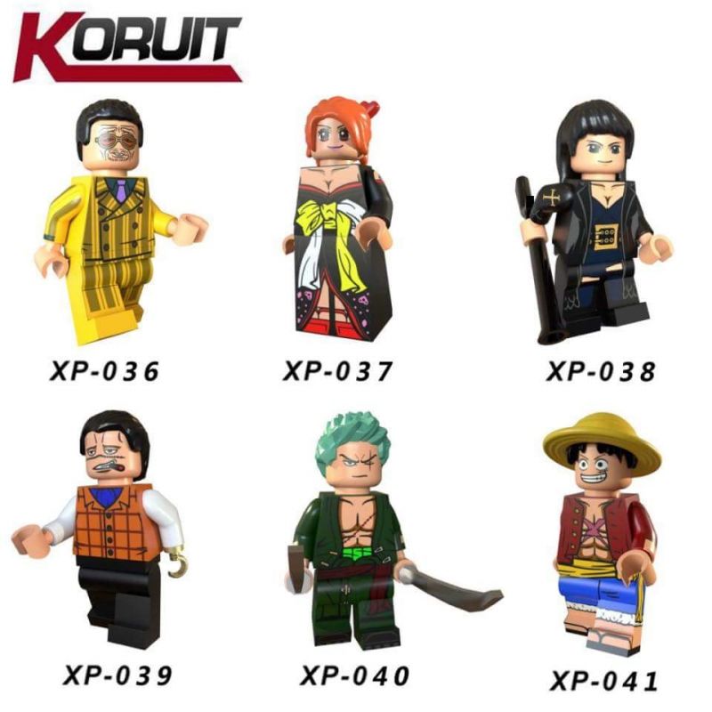KORUIT XP non Lego MỘT MIÊNG bộ đồ chơi xếp lắp ráp ghép mô hình Collectable Minifigures Búp Bê Sưu Tầm