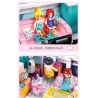 SLUBAN M38-B1167 B1167 1167 M38B1167 38-B1167 non  GIẤC MƠ HỒNG BỮA TIỆC DU THUYỀN BÓNG bộ đồ chơi xếp lắp ráp ghép mô hình Girl PROM TACHT Con Gái 1108 khối