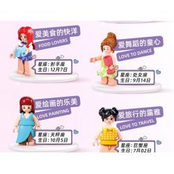 SLUBAN M38-B1167 B1167 1167 M38B1167 38-B1167 non  GIẤC MƠ HỒNG BỮA TIỆC DU THUYỀN BÓNG bộ đồ chơi xếp lắp ráp ghép mô hình Girl PROM TACHT Con Gái 1108 khối