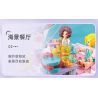 SLUBAN M38-B1167 B1167 1167 M38B1167 38-B1167 non  GIẤC MƠ HỒNG BỮA TIỆC DU THUYỀN BÓNG bộ đồ chơi xếp lắp ráp ghép mô hình Girl PROM TACHT Con Gái 1108 khối