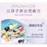 SLUBAN M38-B1167 B1167 1167 M38B1167 38-B1167 non  GIẤC MƠ HỒNG BỮA TIỆC DU THUYỀN BÓNG bộ đồ chơi xếp lắp ráp ghép mô hình Girl PROM TACHT Con Gái 1108 khối