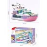 SLUBAN M38-B1167 B1167 1167 M38B1167 38-B1167 non  GIẤC MƠ HỒNG BỮA TIỆC DU THUYỀN BÓNG bộ đồ chơi xếp lắp ráp ghép mô hình Girl PROM TACHT Con Gái 1108 khối