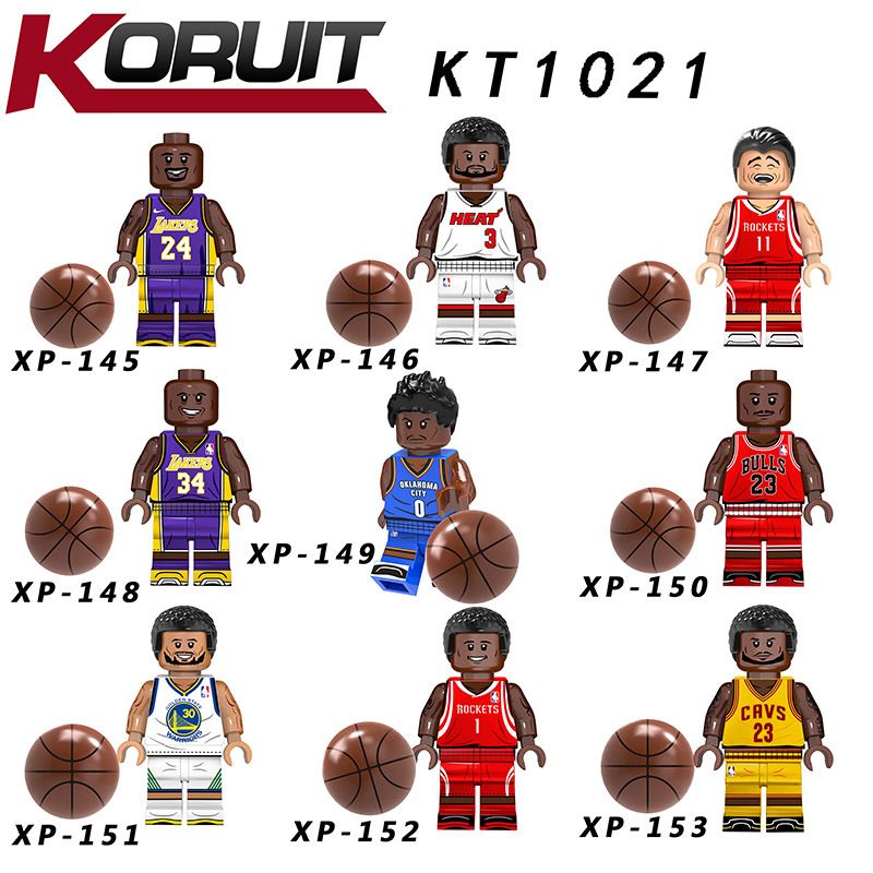 KORUIT KT1021 1021 XP non Lego NGÔI SAO BÓNG RỔ bộ đồ chơi xếp lắp ráp ghép mô hình Collectable Minifigures Búp Bê Sưu Tầm