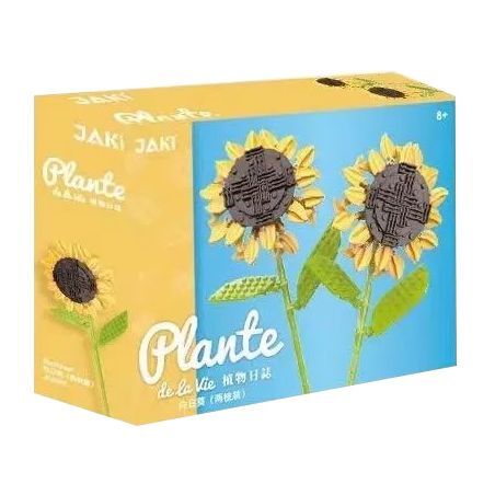 JAKI JK26351 26351 non  HƯỚNG DƯƠNG (HAI NHÁNH) bộ đồ chơi xếp lắp ráp ghép mô hình Flowers Hoa