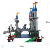 QMAN ENLIGHTEN KEEPPLEY 1022 non  PHÒNG THỦ CỔNG LÂU ĐÀI SƯ TỬ bộ đồ chơi xếp lắp ráp ghép mô hình Medieval Castle CASTLE KNIGHTS Chiến Tranh Trung Cổ 546 khối