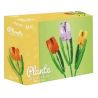 JAKI JK26203 26203 non  HOA TULIP (BA QUE) bộ đồ chơi xếp lắp ráp ghép mô hình Flowers 186 khối