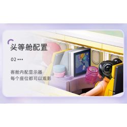 SLUBAN M38-B1166 B1166 1166 M38B1166 38-B1166 non  GIẤC MƠ HỒNG BẮT ĐẦU HÀNH TRÌNH KỲ NGHỈ TRÊN MÁY BAY bộ đồ chơi xếp lắp ráp ghép mô hình Girl HOLIDAY PLANE Con Gái 384 khối