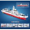 ZHEGAO QL2118 2118 non  052 KHU TRỤC HẠM bộ đồ chơi xếp lắp ráp ghép mô hình Military Army WARSHIPS FIGHTING PIONEER 052 DESTROYER Quân Sự Bộ Đội 1085 khối