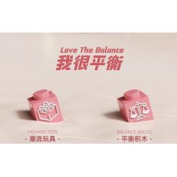 QIZHILE 93004 non  CÂN BẰNG THIÊN ĐƯỜNG CARB bộ đồ chơi xếp lắp ráp ghép mô hình HAPPY CARB