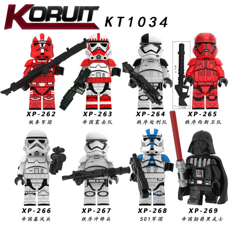 CHENGYI CY8005 8005 KORUIT KT1034 1034 XP non Lego HÀNG TRĂM NGƯỜI 8 CHIẾN TRANH GIỮA CÁC VÌ SAO bộ đồ chơi xếp lắp ráp ghép mô hình Star Wars