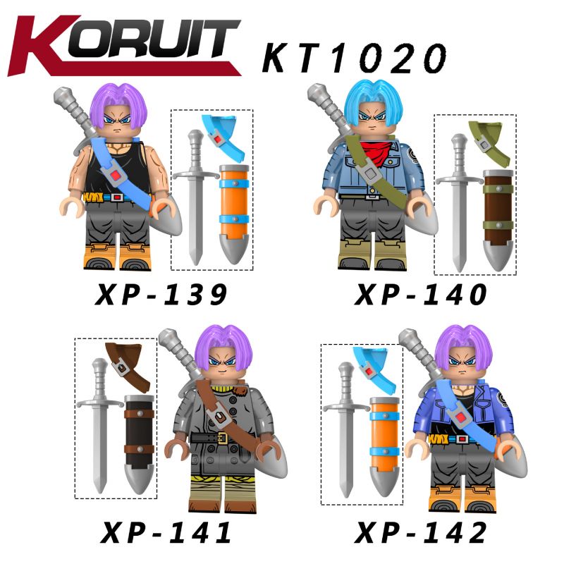 KORUIT XP KT1020 1020 non Lego TEX. bộ đồ chơi xếp lắp ráp ghép mô hình Collectable Minifigures Búp Bê Sưu Tầm