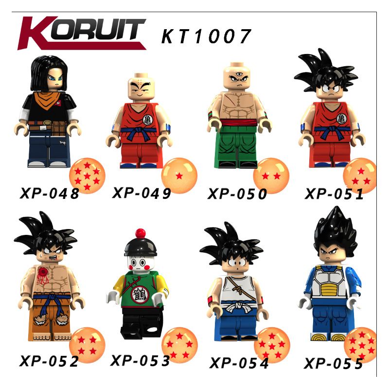 KORUIT KT1007 1007 XP non Lego HÀNG TRĂM NGƯỜI 8 QI DRAGON BALL bộ đồ chơi xếp lắp ráp ghép mô hình Movie & Game Phim Và Trò Chơi