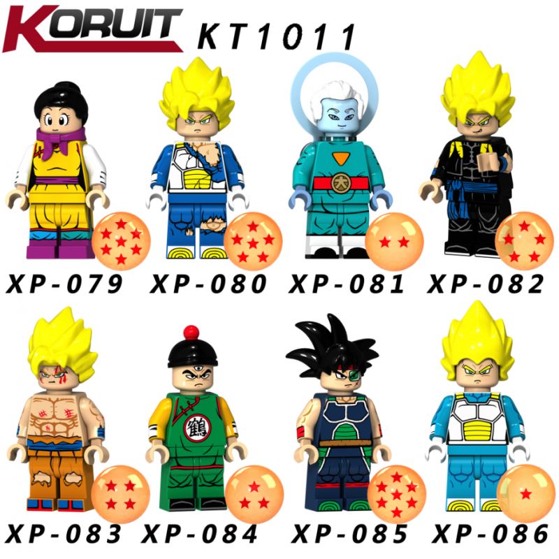 KORUIT XP KT1011 1011 non Lego HÀNG TRĂM NGƯỜI 8 QI DRAGON BALL bộ đồ chơi xếp lắp ráp ghép mô hình Movie & Game Phim Và Trò Chơi