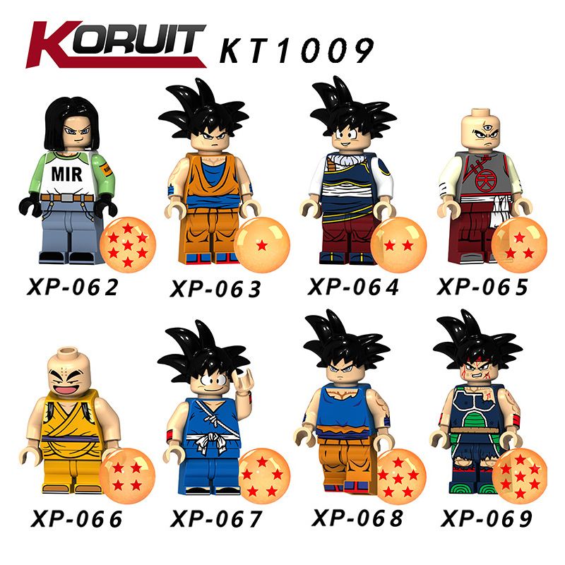 KORUIT KT1009 1009 XP non Lego HÀNG TRĂM NGƯỜI 8 QI DRAGON BALL bộ đồ chơi xếp lắp ráp ghép mô hình Movie & Game Phim Và Trò Chơi