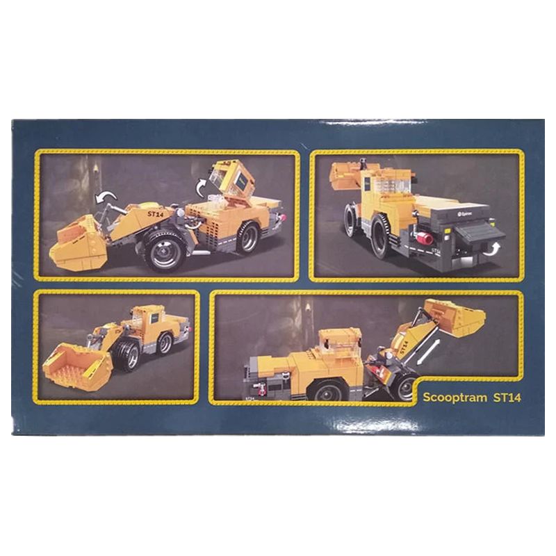EPIROC ST14 non  XE NÂNG ST14 bộ đồ chơi xếp lắp ráp ghép mô hình City SCOOPTRAM ST14 Thành Phố 404 khối