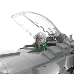 ZHEGAO QJ5071 5071 non  MÁY BAY CHIẾN ĐẤU J-20 bộ đồ chơi xếp lắp ráp ghép mô hình Military Army CHINESE FIGHTER Quân Sự Bộ Đội 1621 khối