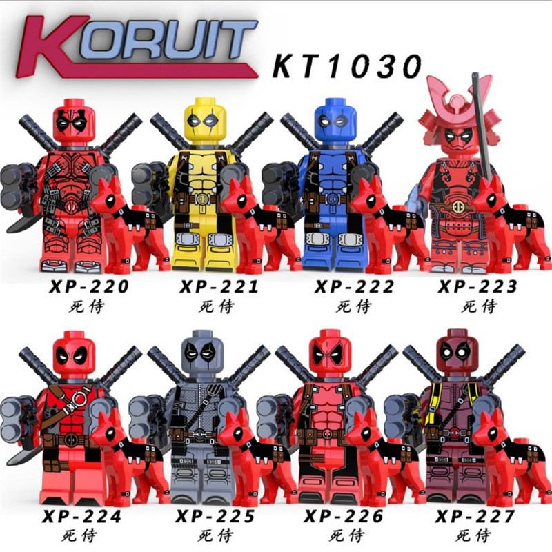 KORUIT KT1030 1030 XP non Lego HÀNG TRĂM NGƯỜI 8 PHỤC VỤ CHẾT bộ đồ chơi xếp lắp ráp ghép mô hình Super Heroes Siêu Nhân Anh Hùng