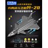 ZHEGAO QJ5071 5071 non  MÁY BAY CHIẾN ĐẤU J-20 bộ đồ chơi xếp lắp ráp ghép mô hình Military Army CHINESE FIGHTER Quân Sự Bộ Đội 1621 khối