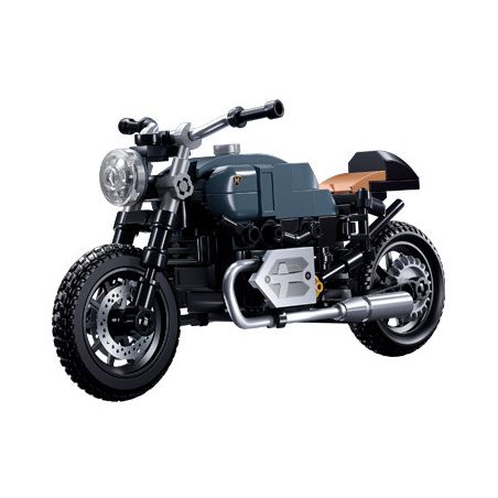 SLUBAN M38-B1134 B1134 1134 M38B1134 38-B1134 non  XE MÁY BMW RNINEMS tỷ lệ 1:12 bộ đồ chơi xếp lắp ráp ghép mô hình Racers BMW R NINET Đua Tốc Độ 191 khối