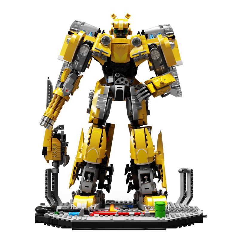 拓乐 6007 non Lego CON ONG bộ đồ chơi xếp lắp ráp ghép mô hình Transformers DEFENDER JUSTICE Robot Đại Chiến Người Máy Biến Hình 1932 khối