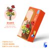 ZHEGAO 01027 non  TÌNH YÊU NHƯ MẶT TRỜI bộ đồ chơi xếp lắp ráp ghép mô hình Flowers Hoa 494 khối