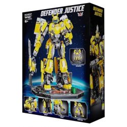 拓乐 6007 non  CON ONG bộ đồ chơi xếp lắp ráp ghép mô hình Transformers DEFENDER JUSTICE Robot Đại Chiến Người Máy Biến Hình 1932 khối