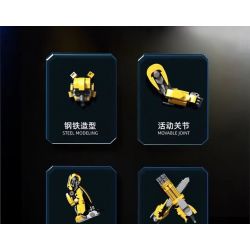 拓乐 6007 non  CON ONG bộ đồ chơi xếp lắp ráp ghép mô hình Transformers DEFENDER JUSTICE Robot Đại Chiến Người Máy Biến Hình 1932 khối