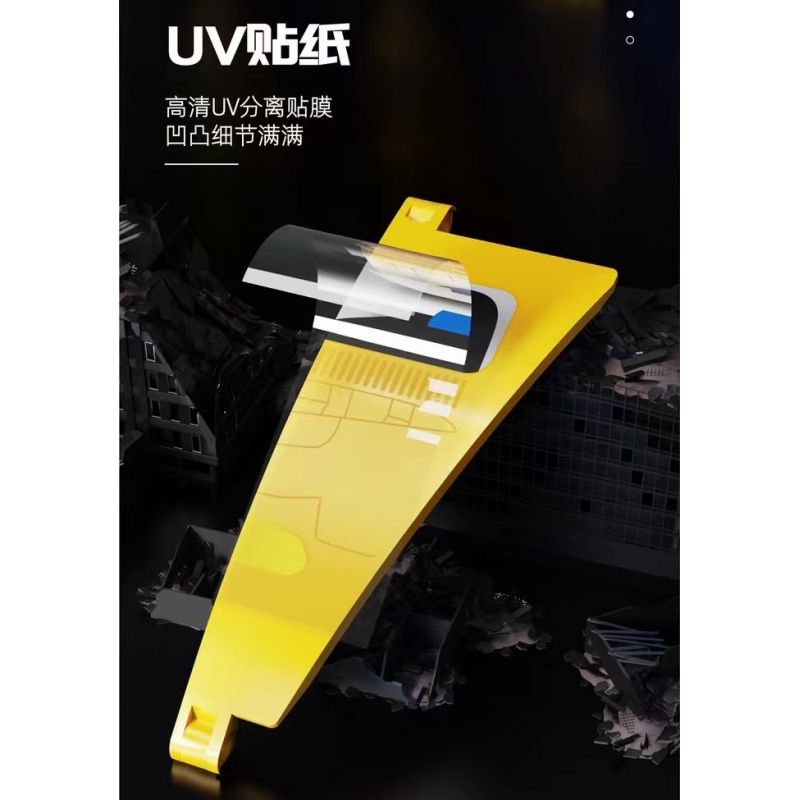 拓乐 6007 non  CON ONG bộ đồ chơi xếp lắp ráp ghép mô hình Transformers DEFENDER JUSTICE Robot Đại Chiến Người Máy Biến Hình 1932 khối