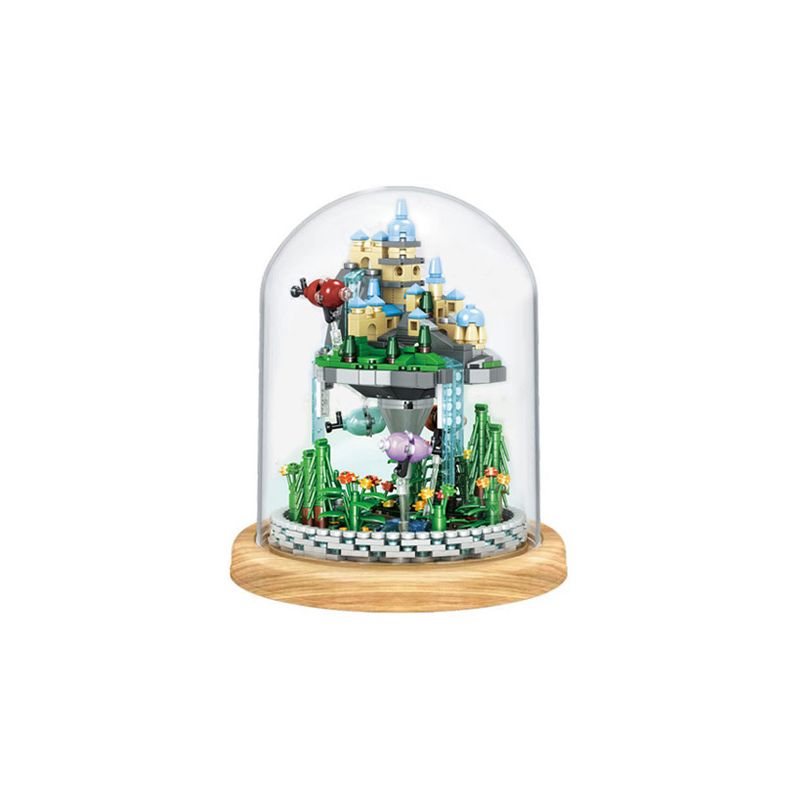 ZHEGAO 01013 non Lego ĐẢO NỔI bộ đồ chơi xếp lắp ráp ghép mô hình Buildings FLOAT ISLAND 835 khối