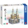 ZHEGAO 00967 non  BẮC KINH SHENGHE LANE NHÀ THỜ MỚI bộ đồ chơi xếp lắp ráp ghép mô hình Buildings 5373 khối