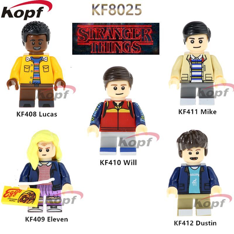 KOPF KF8025 8025 KF408 KF409 KF410 KF411 KF412 non Lego QUÁI VẬT bộ đồ chơi xếp lắp ráp ghép mô hình Collectable Minifigures STRANGER THINGS Búp Bê Sưu Tầm