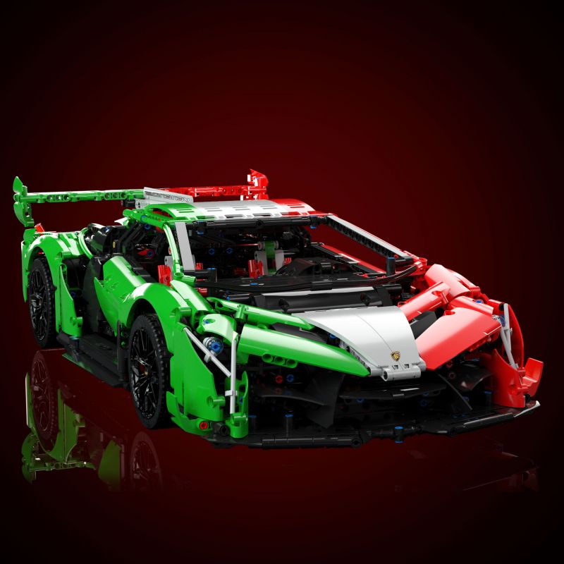 K BOX 10222 10222B 10522 ZAPE 10532 non Lego LAMBORGINI VENENO tỷ lệ 1:8 bộ đồ chơi xếp lắp ráp ghép mô hình LAMBORGHINI VENENO 3611 khối