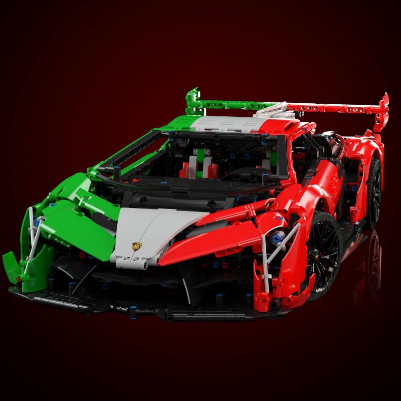 K BOX 10222 10222B 10522 ZAPE 10532 non  LAMBORGINI VENENO tỷ lệ 1:8 bộ đồ chơi xếp lắp ráp ghép mô hình LAMBORGHINI VENENO 3611 khối