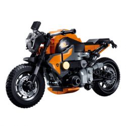 SLUBAN M38-B1130 B1130 1130 M38B1130 38-B1130 non  XE MÁY BMW G310MS tỷ lệ 1:12 bộ đồ chơi xếp lắp ráp ghép mô hình Racers Đua Tốc Độ 196 khối