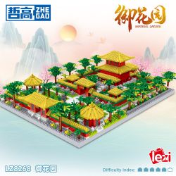 FUN IMAGINATION LZ8243 8243 ZHEGAO LZ8268 8268 non  KHU VƯỜN HOÀNG GIA bộ đồ chơi xếp lắp ráp ghép mô hình Buildings IMPERIAL GARDEN 3334 khối