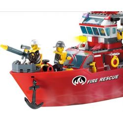 QMAN ENLIGHTEN KEEPPLEY 909 non  TÀU CỨU HỎA LỚN TRÊN BIỂN bộ đồ chơi xếp lắp ráp ghép mô hình City FIRE RESCUE MULTI-FUNCTION SHIP Thành Phố 359 khối QMAN ENLIGHTEN KEEPPLEY 909 non  TÀU CỨU HỎA LỚN TRÊN BIỂN bộ đồ chơi xếp lắp ráp ghép mô hình City FIRE RESCUE MULTI-FUNCTION SHIP Thành Phố 359 khối
