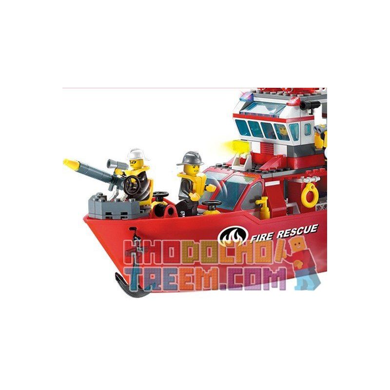 QMAN ENLIGHTEN KEEPPLEY 909 non  TÀU CỨU HỎA LỚN TRÊN BIỂN bộ đồ chơi xếp lắp ráp ghép mô hình City FIRE RESCUE MULTI-FUNCTION SHIP Thành Phố 359 khối QMAN ENLIGHTEN KEEPPLEY 909 non  TÀU CỨU HỎA LỚN TRÊN BIỂN bộ đồ chơi xếp lắp ráp ghép mô hình City FIRE RESCUE MULTI-FUNCTION SHIP Thành Phố 359 khối