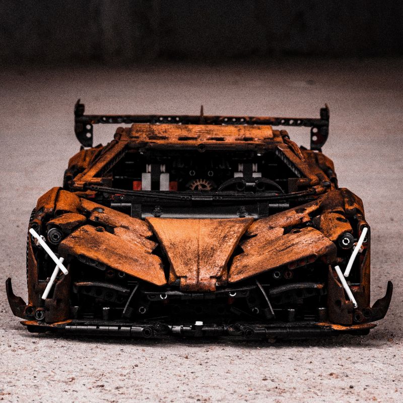 K BOX 10222 10222B 10522 ZAPE 10532 non  LAMBORGINI VENENO tỷ lệ 1:8 bộ đồ chơi xếp lắp ráp ghép mô hình LAMBORGHINI VENENO 3611 khối