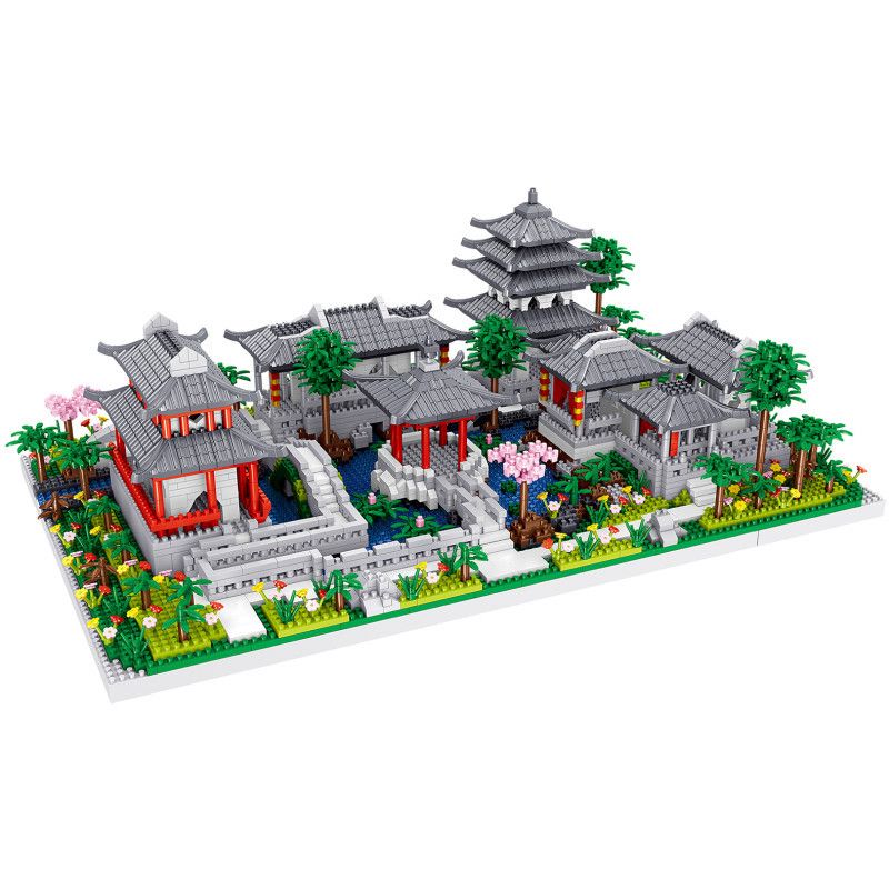 FUN IMAGINATION LZ8226 8226 non Lego CỔNG VƯỜN TÔ CHÂU bộ đồ chơi xếp lắp ráp ghép mô hình Buildings 5034 khối