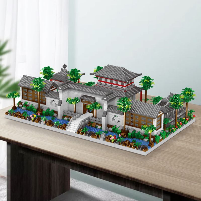 FUN IMAGINATION LZ8226 8226 non  CỔNG VƯỜN TÔ CHÂU bộ đồ chơi xếp lắp ráp ghép mô hình Buildings 5034 khối