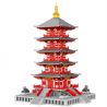 FUN IMAGINATION LZ8215 8215 non  CHÙA HÀN SƠN PUMING bộ đồ chơi xếp lắp ráp ghép mô hình Buildings 4378 khối