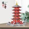 FUN IMAGINATION LZ8215 8215 non  CHÙA HÀN SƠN PUMING bộ đồ chơi xếp lắp ráp ghép mô hình Buildings 4378 khối