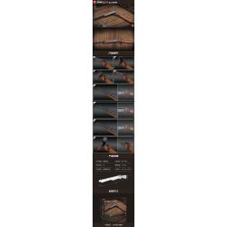 MouldKing 14016 Mould King 14016 non  SÚNG NGẮN HAI NÒNG bộ đồ chơi xếp lắp ráp ghép mô hình Gun DOUBLE-BARRELED SHOTGUN 1015 khối