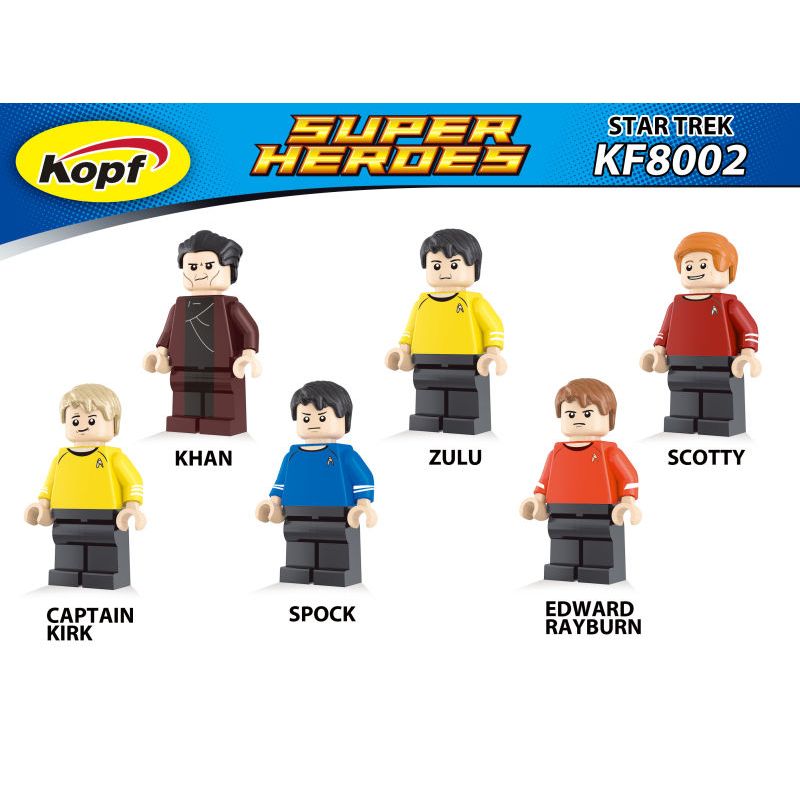 KOPF KF8002 8002 non Lego HÀNG TRĂM NGƯỜI 8 STAR TREK bộ đồ chơi xếp lắp ráp ghép mô hình Movie & Game Phim Và Trò Chơi