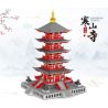 FUN IMAGINATION LZ8215 8215 non  CHÙA HÀN SƠN PUMING bộ đồ chơi xếp lắp ráp ghép mô hình Buildings 4378 khối