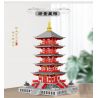 FUN IMAGINATION LZ8215 8215 non  CHÙA HÀN SƠN PUMING bộ đồ chơi xếp lắp ráp ghép mô hình Buildings 4378 khối