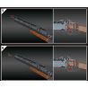 MouldKing 14016 Mould King 14016 non  SÚNG NGẮN HAI NÒNG bộ đồ chơi xếp lắp ráp ghép mô hình Gun DOUBLE-BARRELED SHOTGUN 1015 khối